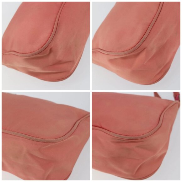 PRADA Accessory Pouch Nylon Pink Silver Auth 147401 - Picture 14 of 16